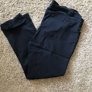 Blue ankle pants